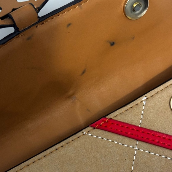 Tory Burch Miller Light Cream/Multicolor Leather Shoulder Bag/Crossbody - Picture 7 of 10